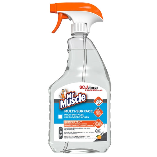 Mr Muscle Multi Surface Cleaner 750ML (Case of 6)