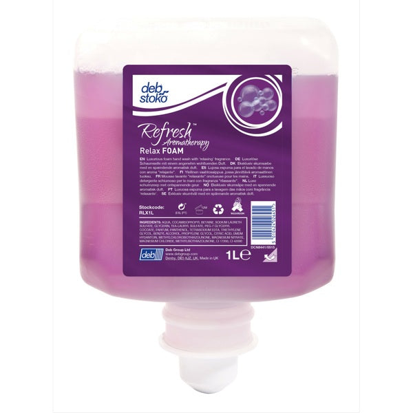 Deb Refresh Relax Foam Wash 1L (Case of 6)