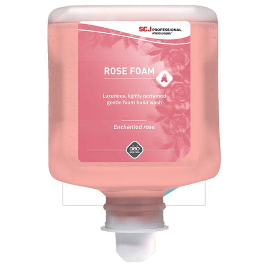 Deb Refresh Rose Foam Wash 1L (Case of 6)