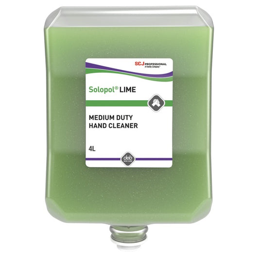 Deb Solopol Lime Hand Cleanser 4L (Case of 4)