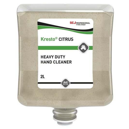 Deb Kresto Citrus Heavy Duty Hand Cleanser 2L (Case of 4)