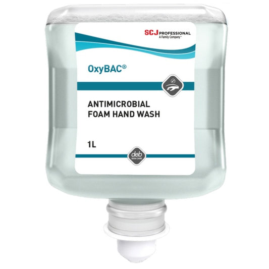 OxyBAC Antibac Non-Perfumed Foam Wash 1L (Case of 6)