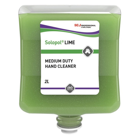 Deb Solopol Lime Hand Cleanser 2L (Case of 4)